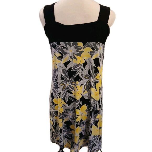 Vintage Y2K‎ 90s Fairy Retro Midi Tank Dress Babydoll Black Large USA - Picture 4 of 6